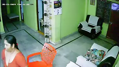 Mature aunty in blouse changing dress nude show