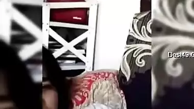 Today Exclusive- Horny Desi Girl Showing Her Boobs And Wet Pussy On Video Call Part 1