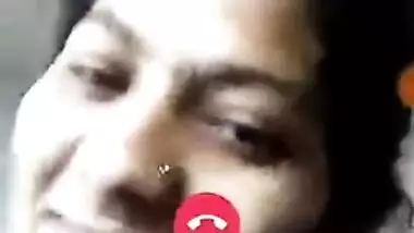 Indian slut shows her tits at online porn casting to get fake job