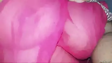 horny desi wife showing her huge melons in closeup
