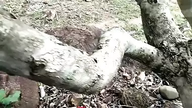 Risky Public Sex With Sister In law outdoors in the forest