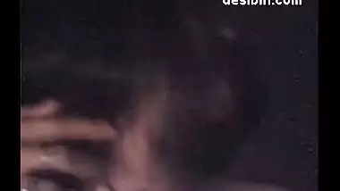 Desi bhabhi enjoying her first time sex video on a webcam with her lover