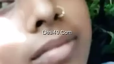 Exclusive-cute Look Bihari Girl Outdoor Sex With Lover With Clear Audio